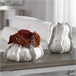 Uttermost Urchin Sand Textured Ceramic Vases in Ivory/Beige Glaze (Set of 2)