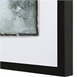 Uttermost Lakeside Grande Wood Framed Abstract Print in Blue-green/White