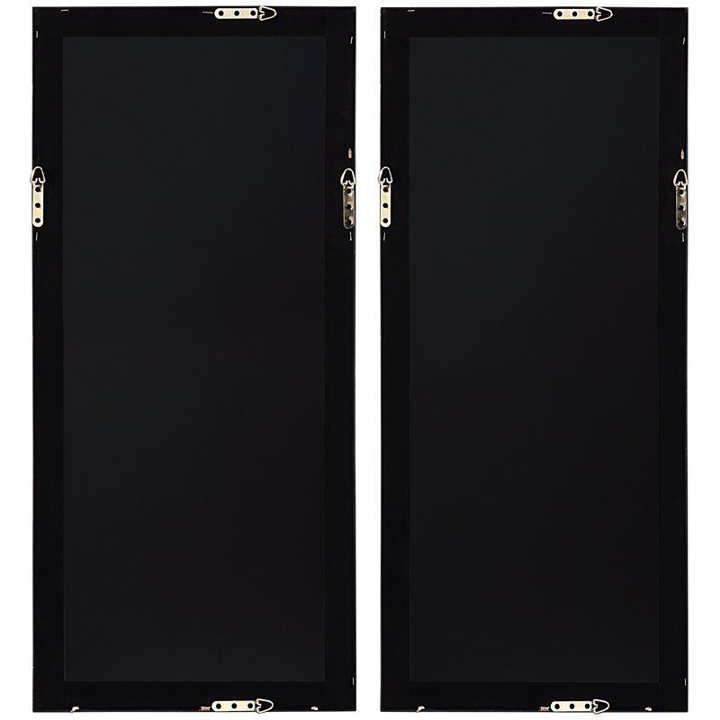 Uttermost Glimmering Agate Wood Abstract Prints in Multi-Color (Set of 2)