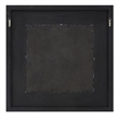 Uttermost Wharton Square Farmhouse MDF Wood and Iron Mirror in Gold/Woodtone