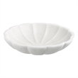 Uttermost Petal Contemporary Style Ricestone Bowl in White Finish