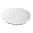 Uttermost Petal Contemporary Style Ricestone Bowl in White Finish