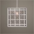 Uttermost Pendleton 1-Light Contemporary Metal Pendant in Nickel