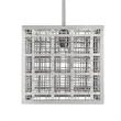 Uttermost Pendleton 1-Light Contemporary Metal Pendant in Nickel