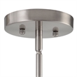 Uttermost Pendleton 1-Light Contemporary Metal Pendant in Nickel
