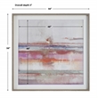 Uttermost Torrent Linen and Wood Abstract Art Framed Print in Multi-Color