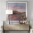 Uttermost Dawn On The Hills Linen and Wood Framed Print in Multi-Color