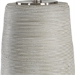 Uttermost Mountainscape Steel and Ceramic Table Lamp in Nickel/Gray/Off White