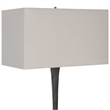 Uttermost Reydan Transitional Fabric and Cast Iron Table Lamp in Black