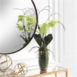Uttermost Valdive Contemporary Polyester Polyfoam and Plastic Orchid in Green