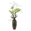 Uttermost Valdive Contemporary Polyester Polyfoam and Plastic Orchid in Green