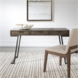 Uttermost Comrade Contemporary Wood and Metal Desk in Woodtone Gray