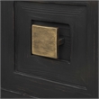Uttermost Aiken Fir Wood and Steel Geometric Cabinet in Woodtone Brown