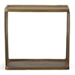 Uttermost Derwent Modern Aluminum Side Table in Antique Brass