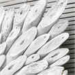 Uttermost Bahama Handcrafted Transitional Wood Wall Decor in White Washed