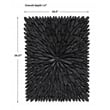 Uttermost Bahama Handcrafted Contemporary Wood Wall Decor in Rustic Black