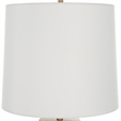 Uttermost Trentino 1-Light Glass & Fabric Table Lamp in White/Emerald Green