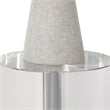 Uttermost Norte Transitional Rice Stone Resin Sculpture in White (Set of 2)