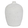 Uttermost Floreana Coastal Ceramic Medium Decorative Vase in White