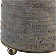 Uttermost Gorda Ceramic and Fabric Table Lamp in Bronze/Beige