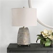 Uttermost Gorda Ceramic and Fabric Table Lamp in Bronze/Beige