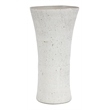 Uttermost Floreana Coastal Ceramic Tall Decorative Vase in White
