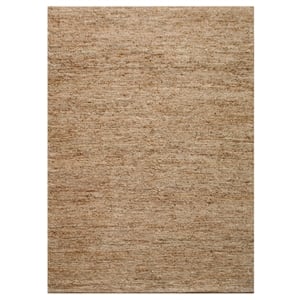 Uttermost Makula 120x96&quot Hand Knotted Coastal Jute Fabric Rug in Natural