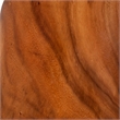 Uttermost Swell Contemporary Solid Wood Accent Table in Natural Honey