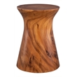 Uttermost Swell Contemporary Solid Wood Accent Table in Natural Honey