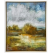 Uttermost John's Transitional Solid Wood & Canvas Landscape Art in Multi-Color