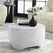 Uttermost Elevate Coastal Suar Wood Coffee Table in Matte White