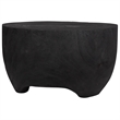 Uttermost Elevate Contemporary Suar Wood Coffee Table in Rich Black