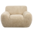 Uttermost Abide Contemporary Fabric & Foam Accent Chair in Caramel