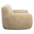 Uttermost Abide Contemporary Fabric & Foam Accent Chair in Caramel