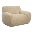 Uttermost Abide Contemporary Fabric & Foam Accent Chair in Caramel