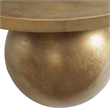 Uttermost Triplet Contemporary Aluminum Coffee Table in Antique Brass