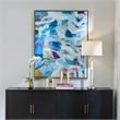 Uttermost The Story Of Water Modern Wood/Canvas Abstract Art in Multi-Color