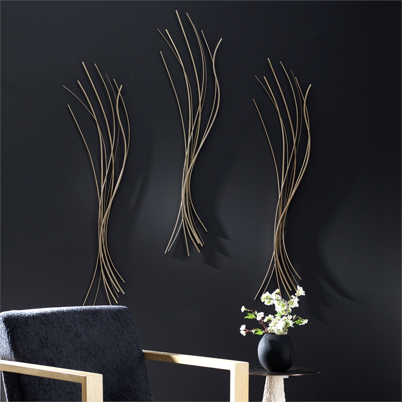 Uttermost Frequencies Metal Wall Decor in Silver