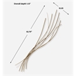 Uttermost Frequencies Metal Wall Decor in Silver