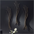 Uttermost Frequencies Metal Wall Decor in Silver