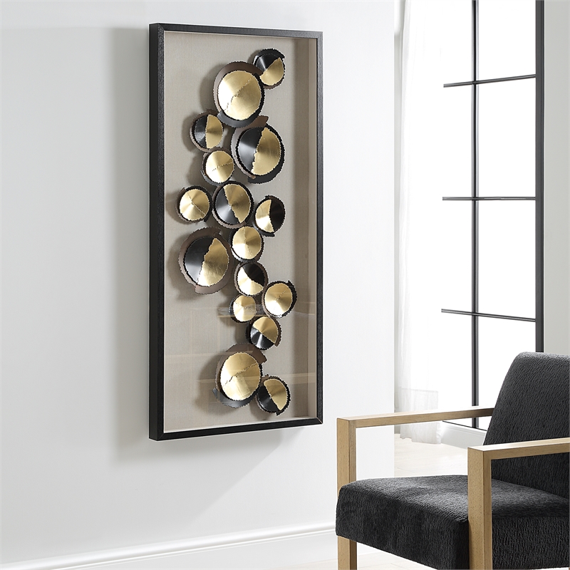 Uttermost Golden Hour Shadow Box in Oatmeal