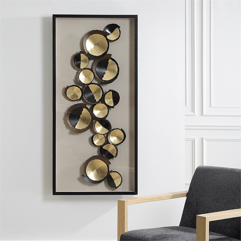 Uttermost Golden Hour Shadow Box in Oatmeal
