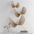 Uttermost Coreograph Antique Gold Wall Decor Set of 3