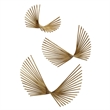 Uttermost Coreograph Antique Gold Wall Decor Set of 3