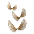 Uttermost Coreograph Antique Gold Wall Decor Set of 3