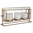 Uttermost Wenman Gold Triple Candleholder