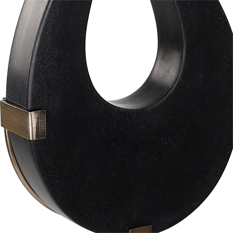 Uttermost Black Flame Sculptures Set of 2
