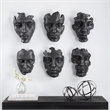 Uttermost Self-Portrait Metallic Wall Decor in Steel (Set of 60