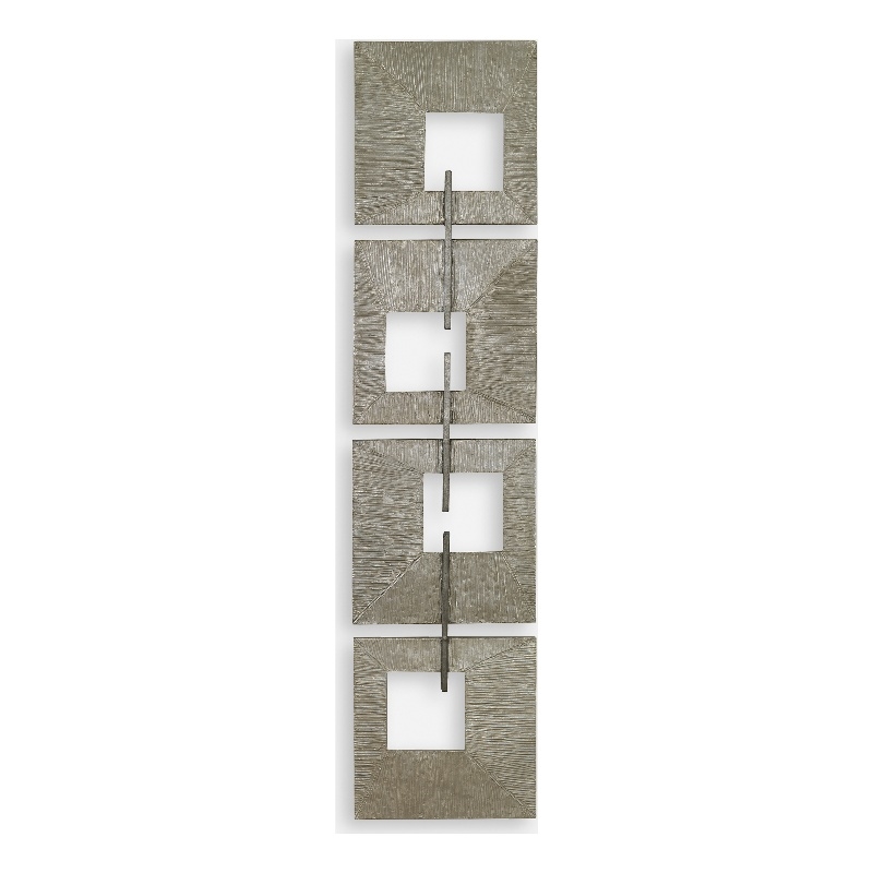 Uttermost Linked Champagne Metal Wall Decor in Gold
