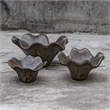 Uttermost Two Wood Wall Decor In Mocha (Set of 3)